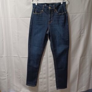Seven7 Jeans Womens 12‎ Blue Montreal Tummyless High Rise Skinny MY1975DE Denim